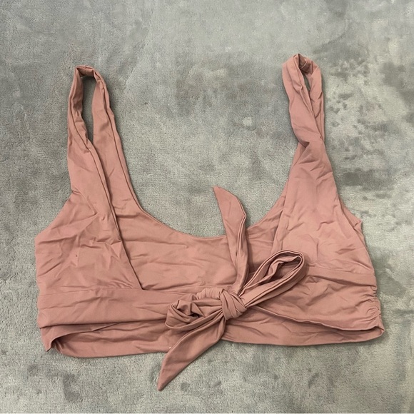 New! Beach Riot Pico Bikini top pink 10659 - Picture 4 of 7